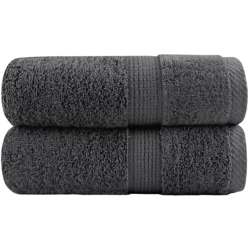Serviettes d'invité de qualité supérieure solund 2 pcs 600 g/m² Vidaxl