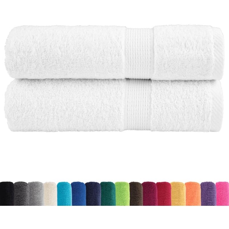 Essuie-mains de qualité supérieure SOLUND 2 pcs blanc 600 g/m² CFW766505