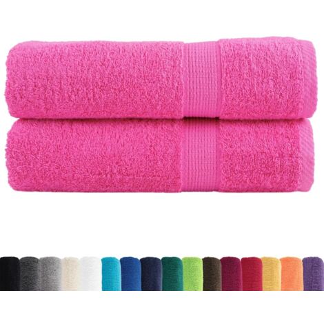 Essuie-mains de qualité supérieure SOLUND 2 pcs rose 600 g/m² CFW102898