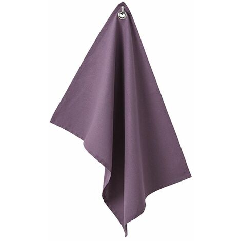 Essuie mains en coton couleur Figue 50 x 70 cm