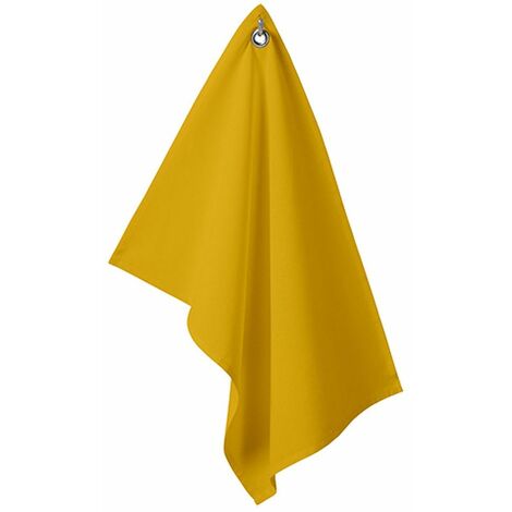 Essuie mains en coton couleur Safran 50 x 70 cm