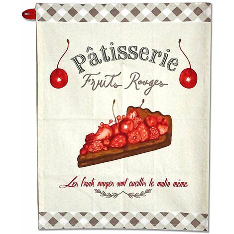 Essuie mains Les fruits rouges sont cueillis le matin même