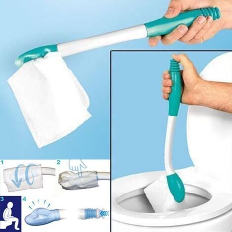 Essuie-tout pour les fesses des toilettes Aide à l\'incontinence Obèse Personnes âgées Handicap Mobilité Nouveau - wentyer 2472