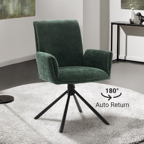 Esszimmer Armlehnenstühle 2er Set in olive SVELVIK-05, B/H/T ca. 61/86/63 cm
