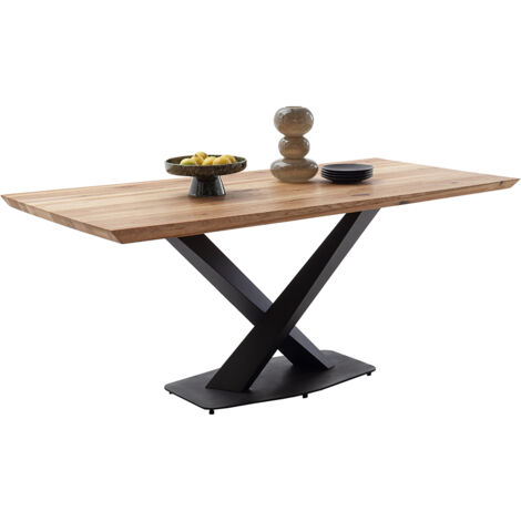 Esszimmer Tisch 180x90 cm in Eiche massiv geölt - GLINA-06