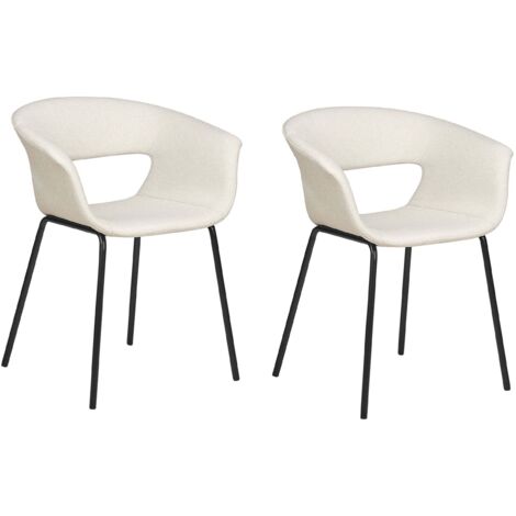 Esszimmerstuhl 2er Set ELMA Hellbeige