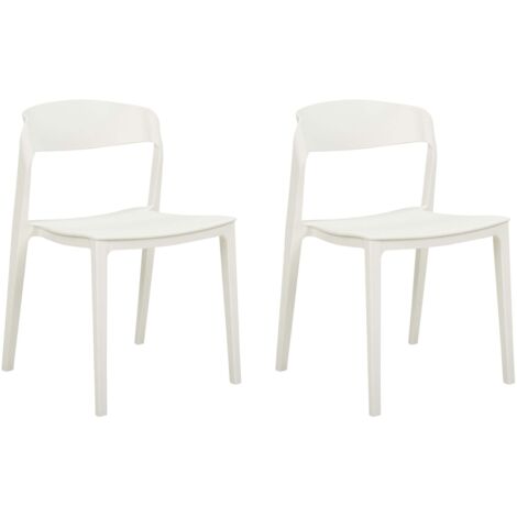 Esszimmerstuhl 2er Set SOMERS Weiß