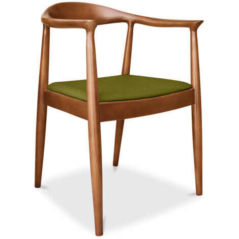 Esszimmerstuhl aus Holz - Skandinavisches Design - Nalan Olive
