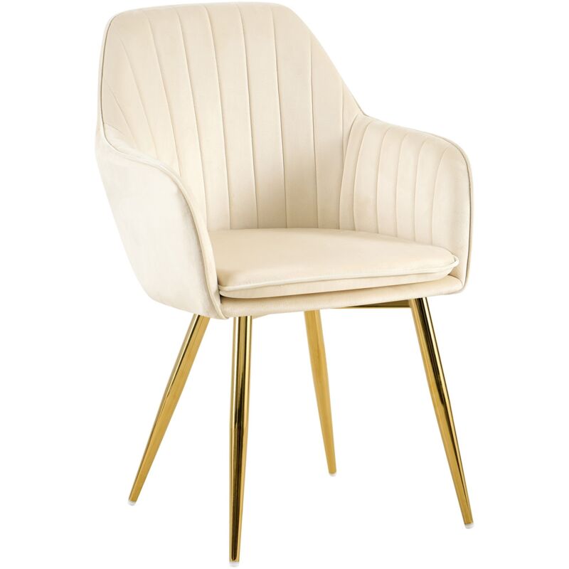 Clp Esszimmerstuhl Cheryl Creme Gold