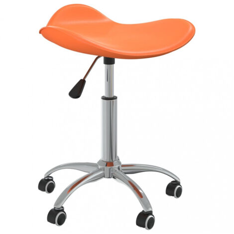 Esszimmerstuhl Drehbar Orange Kunstleder vidaXL