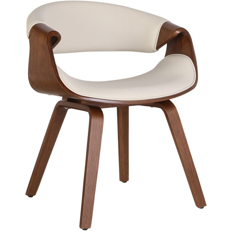 Clp Esszimmerstuhl Foley Creme Kunstleder
