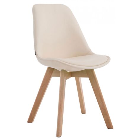 Esszimmerstuhl Manado Kunstleder creme natura