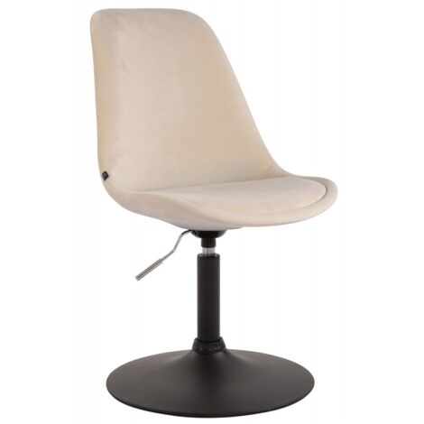 Esszimmerstuhl Maverick Samt creme schwarz