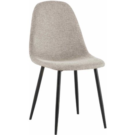 Esszimmerstuhl Napier creme Stoff
