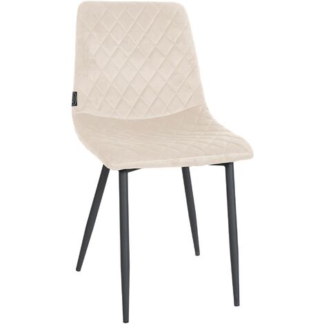 Esszimmerstuhl Telde Samt creme