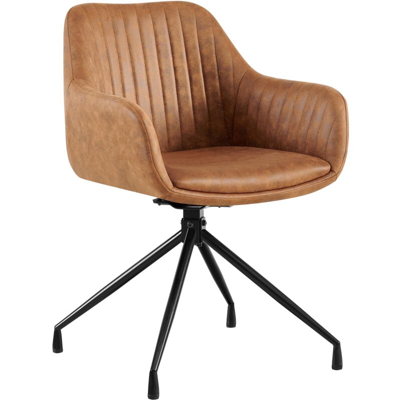 Clp Esszimmerstuhl Welby Hellbraun Vintage Kunstleder