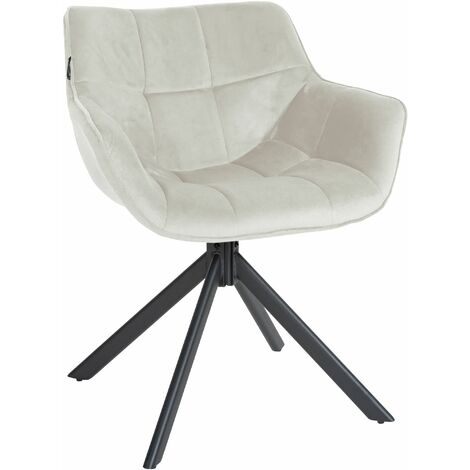 Esszimmerstuhl Westport Samt creme