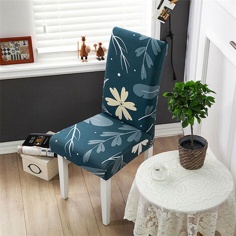 Universal Stretch Stuhl Sitzbezug Blumenmuster Waschbar Schutz