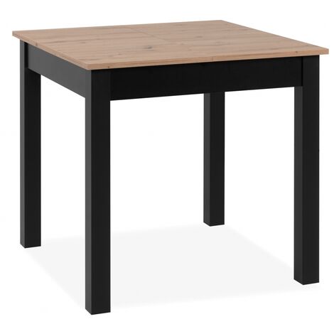 Esszimmertisch COBURG Küchentisch in Artisan Eiche Nb. ca. 80 x 76 x 80 cm aus...