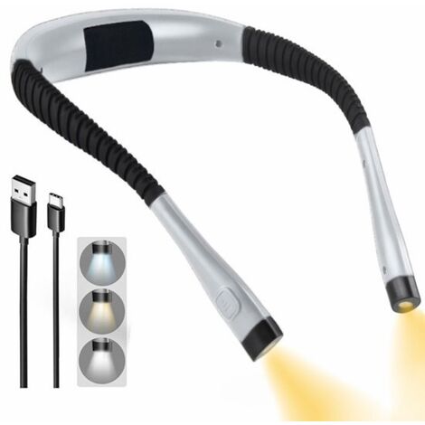 Esta lámpara de lectura está disponible en tres colores, ofrece nueve niveles de brillo, un brazo flexible y una autonomía de hasta 80 horas. Es ideal para leer, tejer o incluso acampar en la cama (co