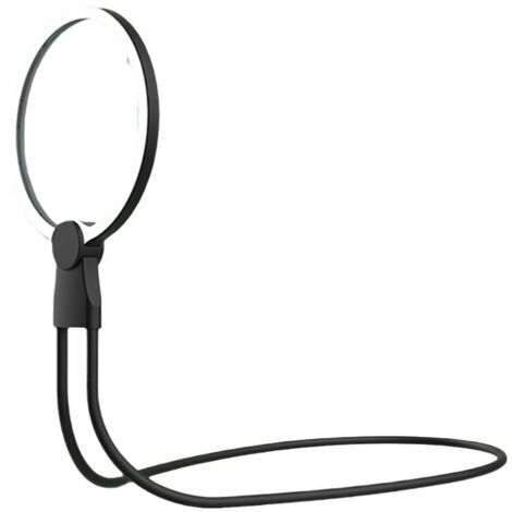 Esta lupa de cuello con aumento de 3x cuenta con luz integrada y 24 LED ultrabrillantes. Permite su uso con manos libres y es ideal para personas mayores que desean leer o coser.
