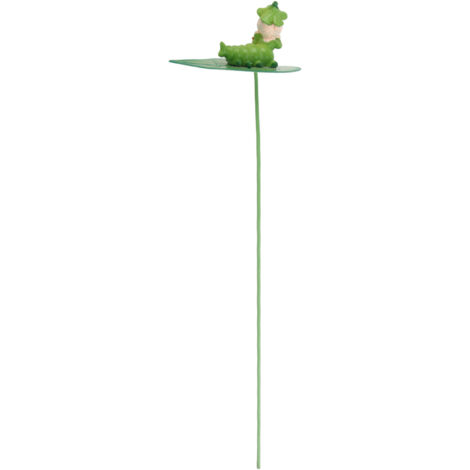 Estaca decorativa de metal para macetas y suculentas – estaca de hierro de 27 cm/36 cm, 1 pieza con motivo de dibujos animados