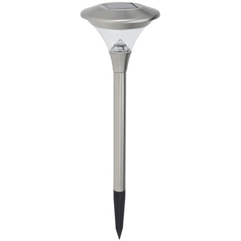 ESTACA LED SOLAR INOX Ø 14XH47CM -