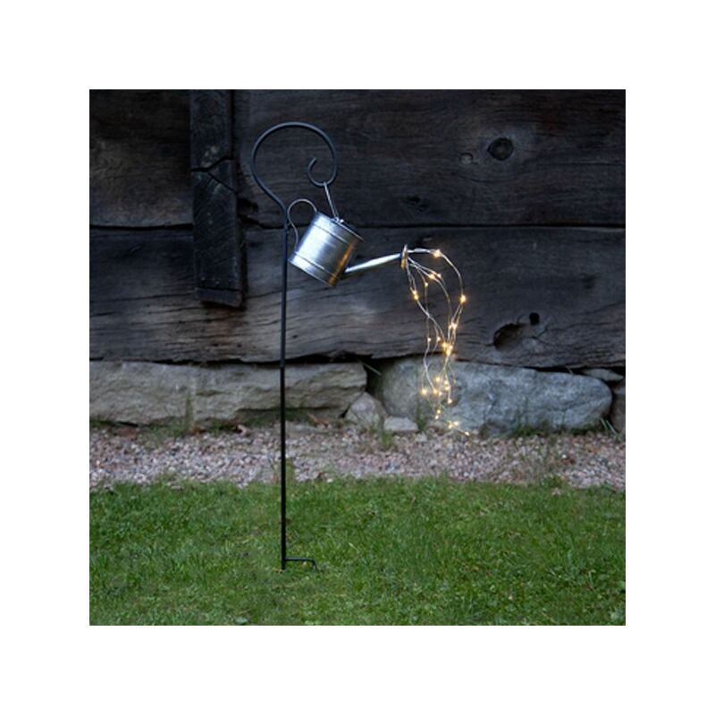 

Estacas de decoración solar regadera 28 LED blanco cálido