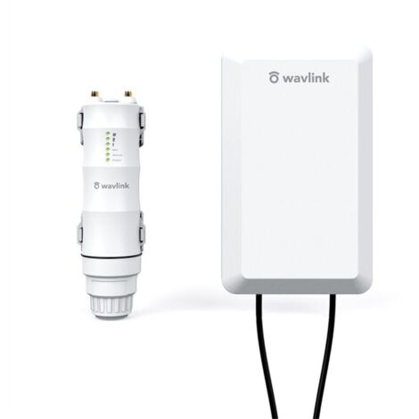 Estación base AP para amplificador de señal inalámbrica exterior, amplificador PoE, fuente de alimentación PoE, extensor Wi-Fi de largo alcance, enchufe europeo.