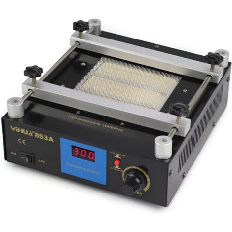 Estación de precalentamiento Préchauffeur Plaque chauffante PCB Preheater Platines préchauffage 450 W 130 x 130 mm
