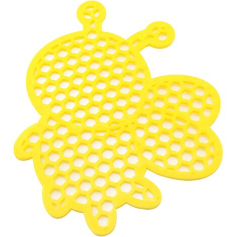 Estación de riego con agujas para abejas, estación de riego con agujas para mariposas, con forma de abeja, amarilla, 1 unidad.