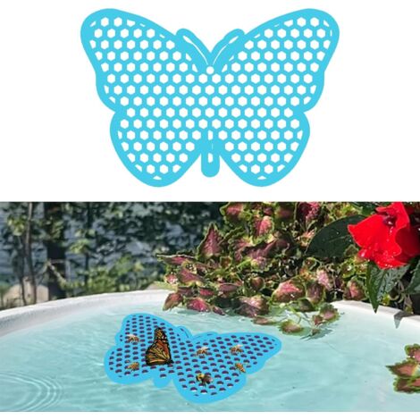 Estación de riego con agujas para abejas, estación de riego con agujas para mariposas, forma de mariposa, azul, 1 unidad
