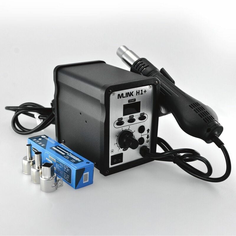 

Estación de soldadura Aire Caliente H1+ control digital y memorias - Mlink