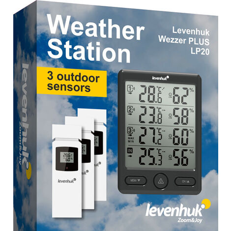 Estación meteorológica Levenhuk Wezzer PLUS LP20