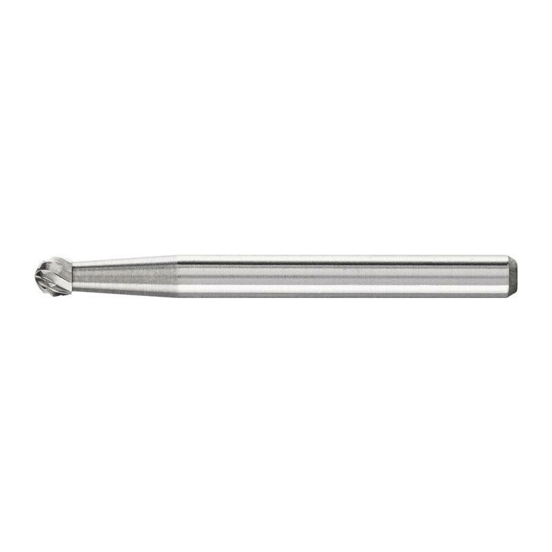 

Fresa pequeña forma F KUD D.3mm cabeza-L.2mm vástago-D.3mm HM galv.3 Plus PFERD