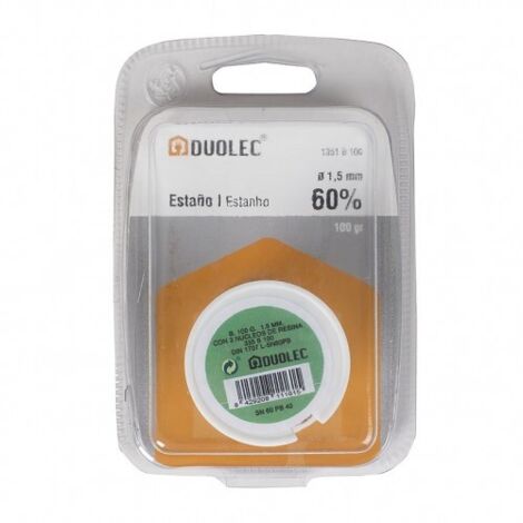 ESTAÑO BOB.60% 1,5MM.100GR. -