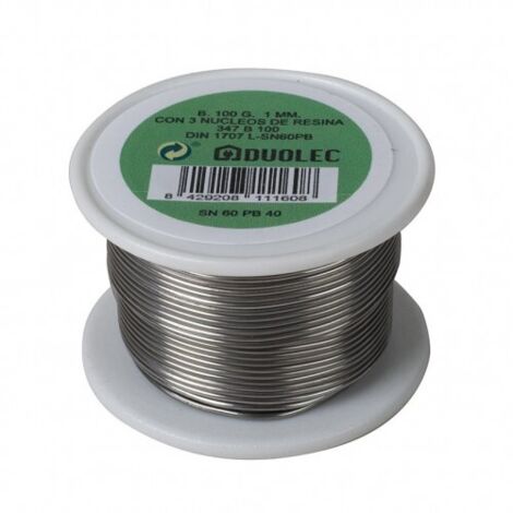 ESTAÑO DUOLEC 60% 1MM. 100GR