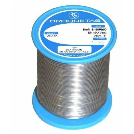 Hilo Soldar Brofil 50sn/50pb �1mm.250gr.c/flux