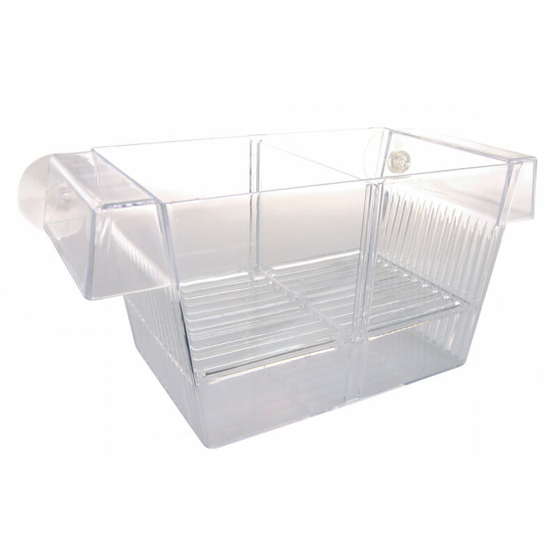 

Estanque flotante 3 en 1. tamaño : 21 x 10 x 10 cm. para acuario.