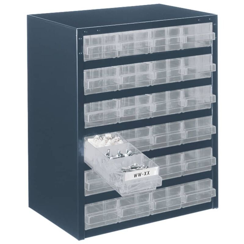 

Organizador de herramientas Raaco 250/24-1 137577 con 45 cajones - Azul