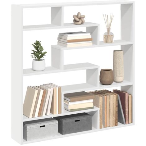 Estante cubo de pared 7 compartimentos madera ingeniería