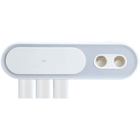 Estante de almacenamiento con dispensador automático de pasta de dientes