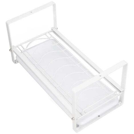 Estante de almacenamiento para armarios de cocina para cuencos, platos, escurridores, inoxidable, antideslizante, para encimera, armario, despensa.