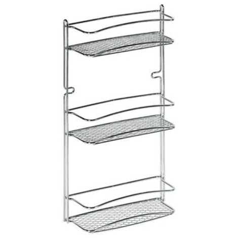 Estante de baño cromo Star recta 3P 25x10 H.47 Artex
