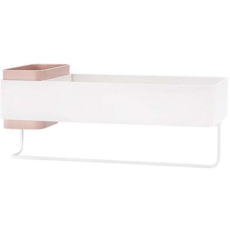 Estante de baño sin perforación, estantes flotantes, estante de almacenamiento montado en la pared, estante para toallas de Gel de ducha y champú