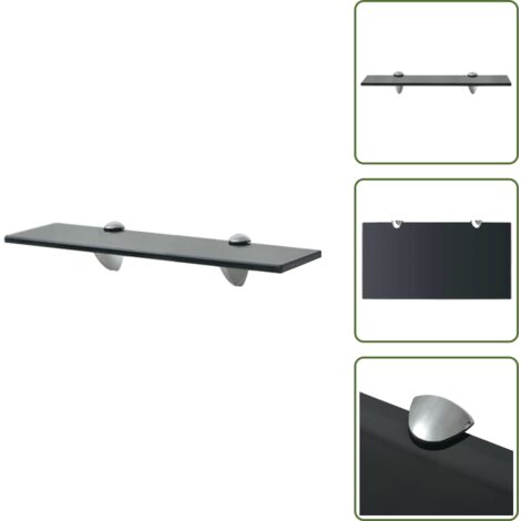 Estante de baño - vidaXL Estante flotante de cristal 40x20 cm 8 mm - Estante decorativo