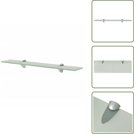 Estante de baño - vidaXL Estante flotante de cristal 60x20 cm 8 mm - Estante decorativo