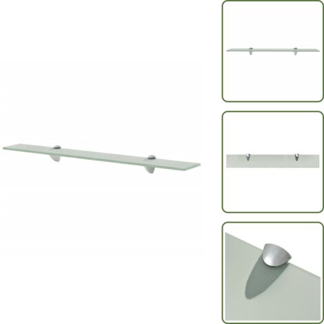 Estante de baño - vidaXL Estante flotante de cristal 70x10 cm 8 mm - Estante decorativo