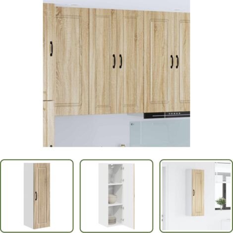 Estante de cocina -  Mueble de Cocina con estante Roble Sonoma 30 x 31 x 100 cm
