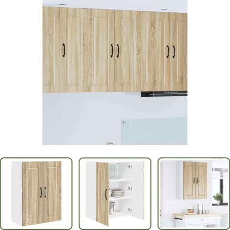 Estante de cocina -  Mueble de Cocina con estante Roble Sonoma 60 x 31 x 80 cm